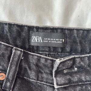 Zara Black Denim Jeans